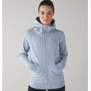 Lululemon Scuba Hoodie Jacket Heathered Lullaby